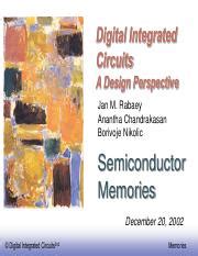 Read Online Rabaey Digital Integrated Circuits Chapter 12 