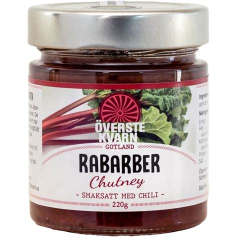 rabarber chutney  anvisning chili