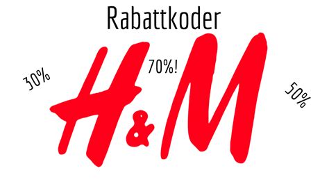 rabattkoder på hm