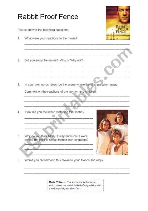 Rabbit Proof Fence Worksheet Answers   Top Papers Rabbit Proof Fence Essay Nbsp Highest - Rabbit Proof Fence Worksheet Answers