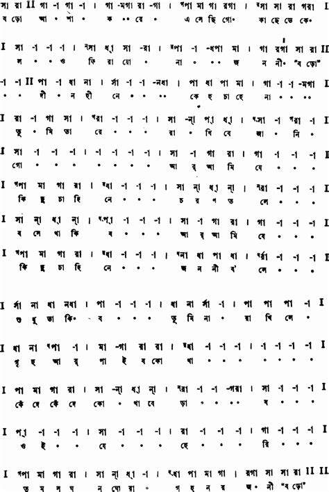 rabindra sangeet notation skype