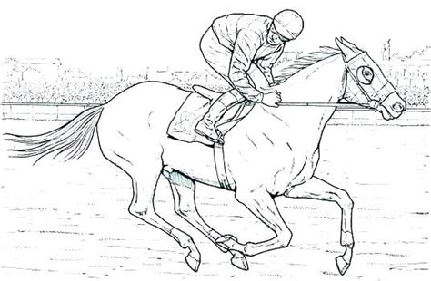 Race Horse Coloring Page Coloring Nation Race Horse Coloring Pages - Race Horse Coloring Pages