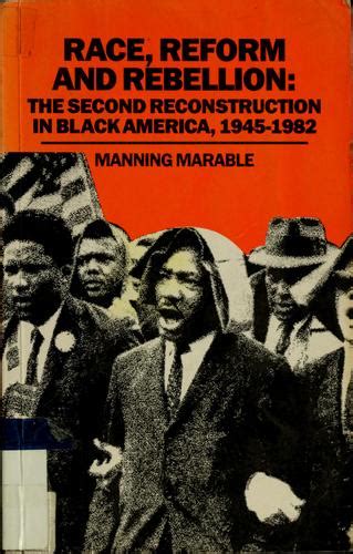 Read Online Race Reform And Rebellion By Manning Marable 