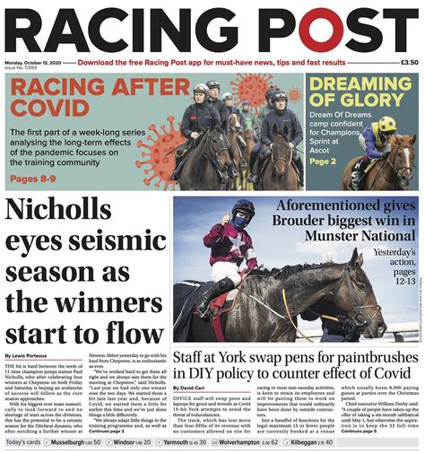 racing post tips for today