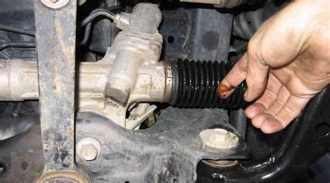 rack and pinion boot leak