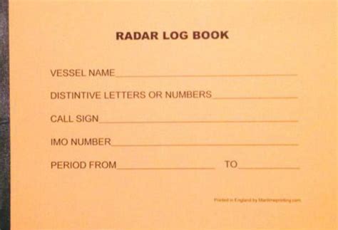 Read Online Radar Log Book Pdf Wordpress 