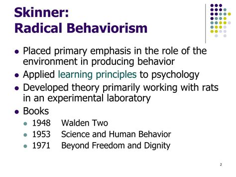 Radical Behaviorism