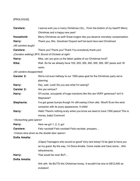 radio drama script sample