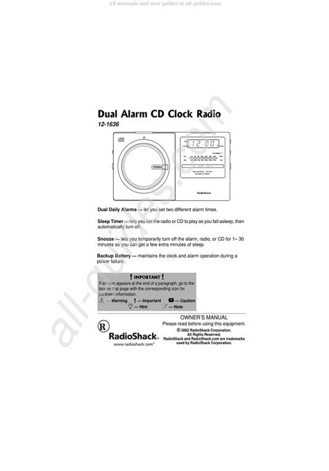 Read Online Radio Shack Manuals 