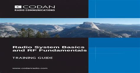 Download Radio System Basics And Rf Fundamentals Codan 