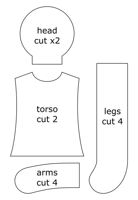 Rag Doll Sewing Pattern