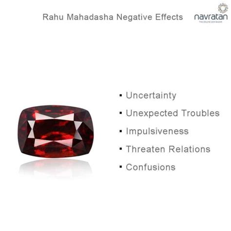 Rahu Dasha Effects