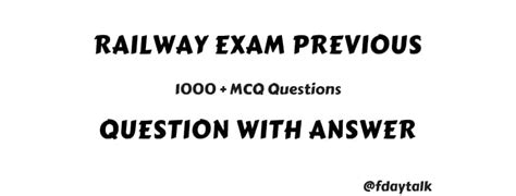 Read Online Railway Exam Question Paper And Answer Emclo 