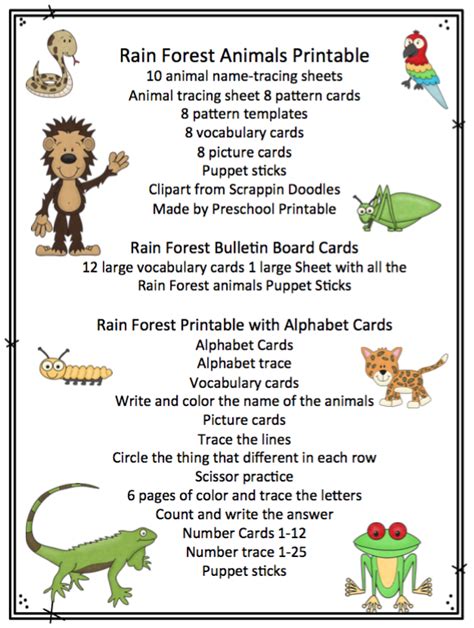 Rain Forest Printables Amp Lessons Teachervision Rainforest Lesson Plans For 3rd Grade - Rainforest Lesson Plans For 3rd Grade