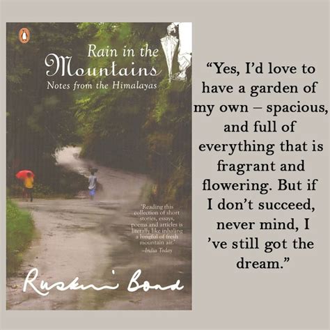 Rain In The Mountains Notes From Himalayas Ruskin Bond