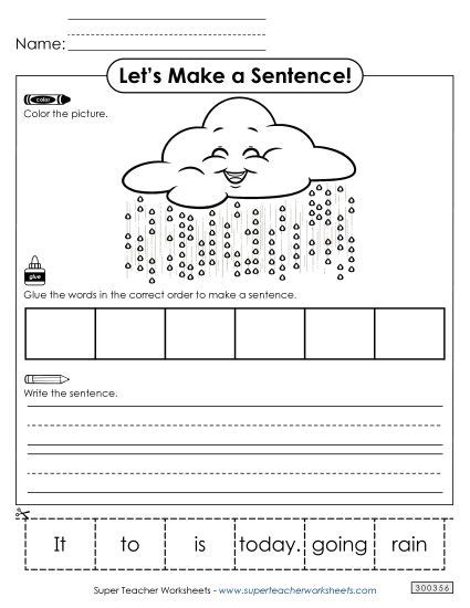 Rain Make Sentence