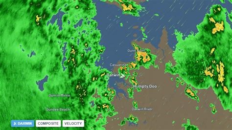 Rain Radar Darwin