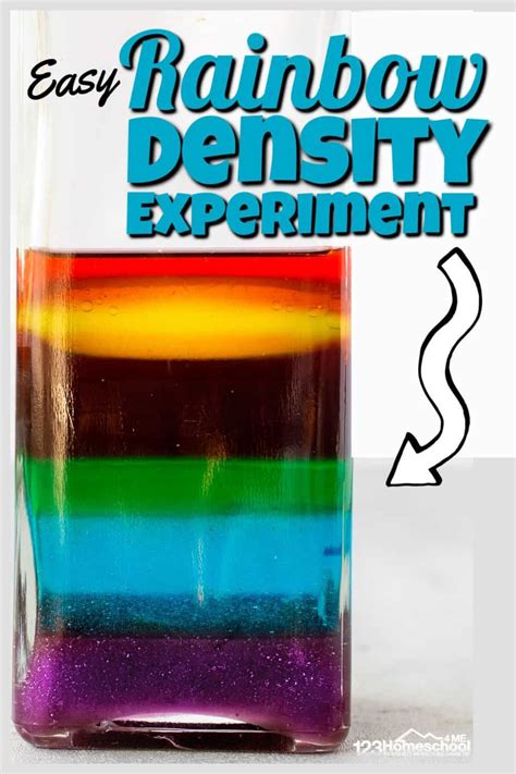 Rainbow Density Science Experiment Rainbow Science Experiment - Rainbow Science Experiment
