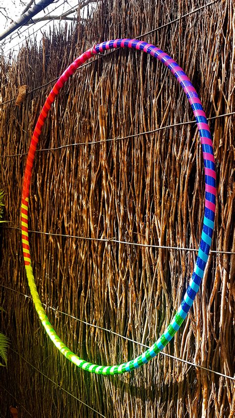rainbow hula hoop