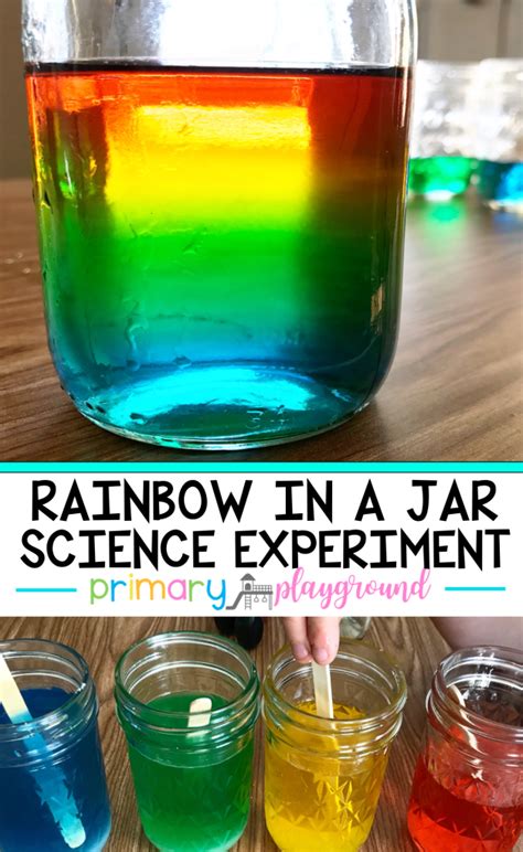 Rainbow In A Jar Science Experiment Rainbow Rain Science Experiment - Rainbow Rain Science Experiment