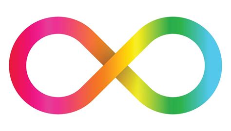 Rainbow Infinity Symbol