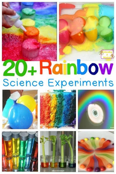 Rainbow Science Experiments   25 Rainbow Science Experiments With Bright And Beautiful - Rainbow Science Experiments