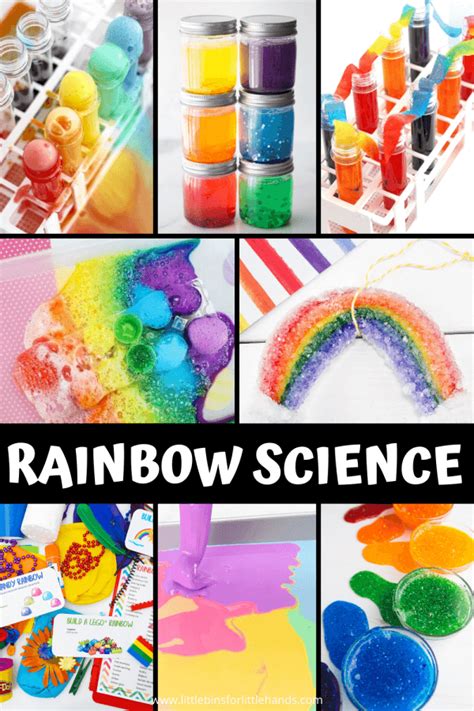 Rainbow Science Experiments Little Bins For Little Hands Rainbow Science Experiment For Kids - Rainbow Science Experiment For Kids