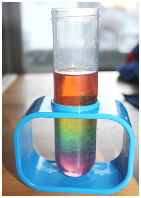 Rainbow Science Experiments   Rainbow Density Science Experiment - Rainbow Science Experiments