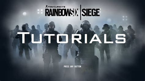Rainbow Six Siege Tutorial Walkthrough