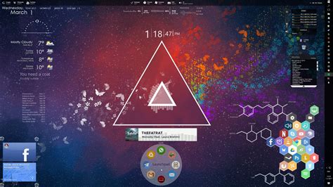 rainmeter | Rainmeter Sng to mn hnh theo phong