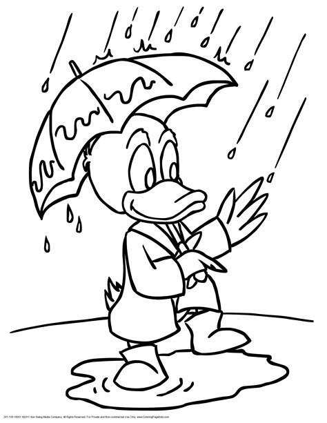 Rainy Day Coloring Pages Free Coloring Nation Rainy Season Pictures For Colouring - Rainy Season Pictures For Colouring