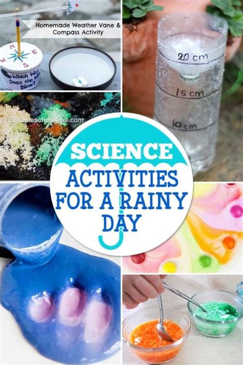 Rainy Day Science Experiments   Rainy Day Ideas - Rainy Day Science Experiments