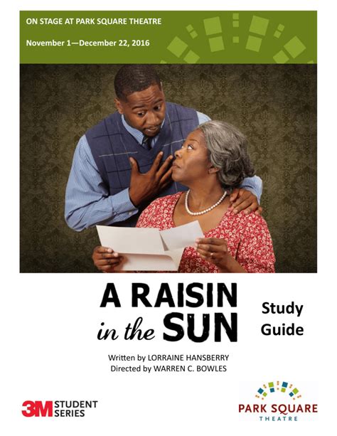raisin in the sun study guide answers