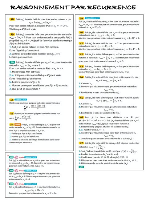 Raisonnement Par Récurrence