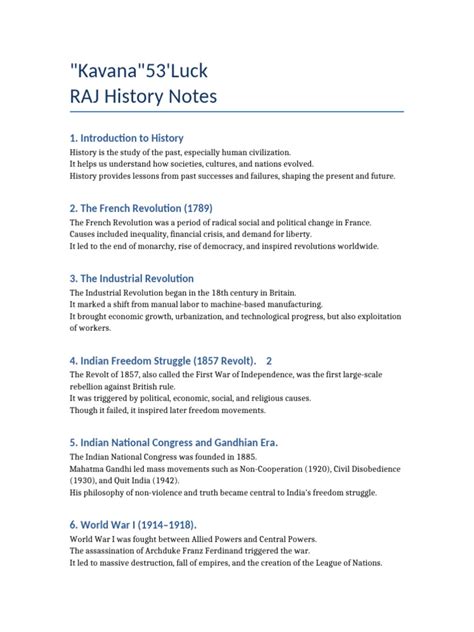 Raj History Notes Pdf