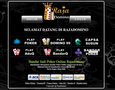 RAJADOMINO - RAJADOMINO > Web Resmi Original Terpercaya Hanya Di