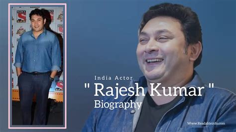 rajesh kumar actor biography sample paper