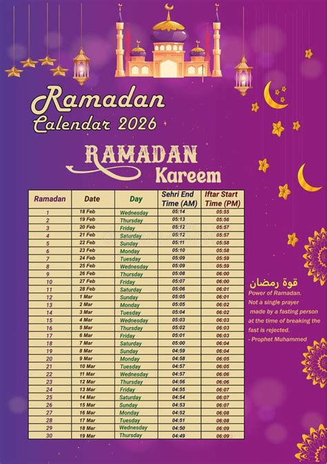 Ramadan Schedule In Ohio
