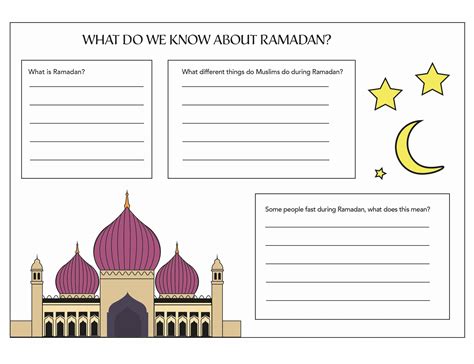 Ramadan Worksheet Worksheets Islamic Community Resource Twinkl Ramadan Worksheet 1st Grade - Ramadan Worksheet 1st Grade