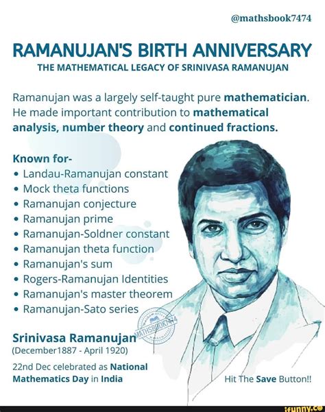 Ramanujan Contribution In Mathematics