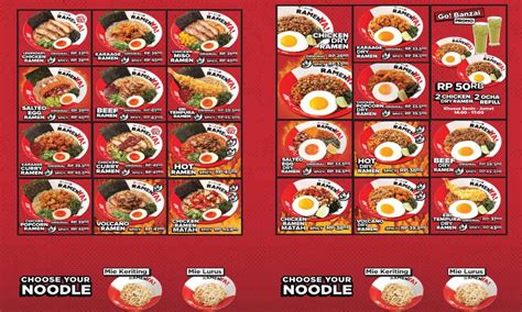 Ramen Ya Menu