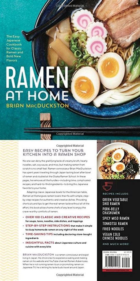 Download Ramen At Home The Easy Japanese Cookbook For Classic Ramen And Bold New Flavors 