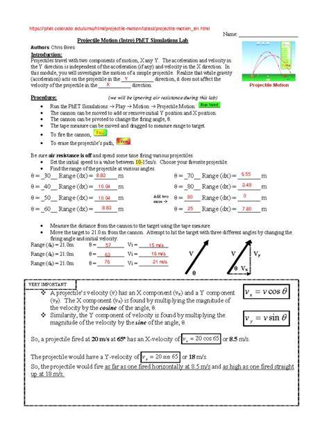 ramp phet simulation lab answers