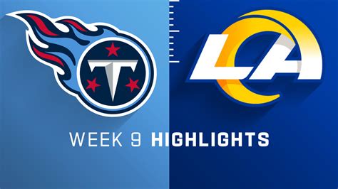 rams vs tennessee titans