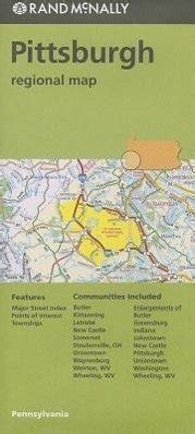 rand mcnally pittsburgh vicinity regional map rand