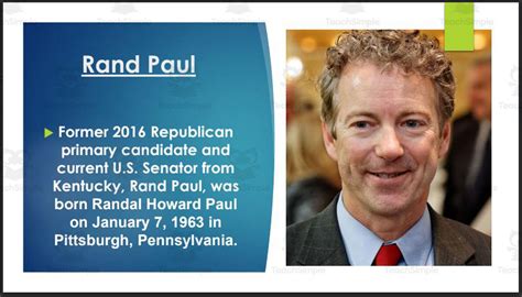 rand paul biography summary page