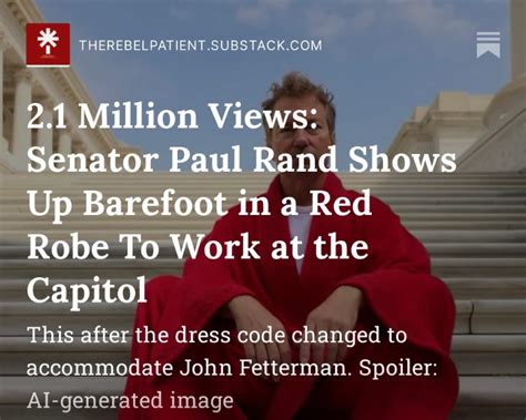 Rand Paul Robe