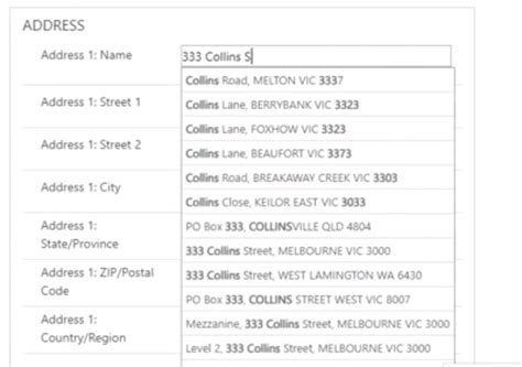 Random Australian Address