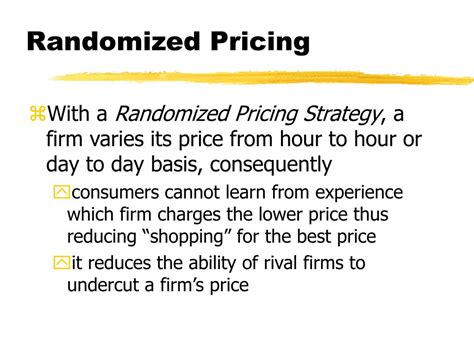 Randomized Pricing