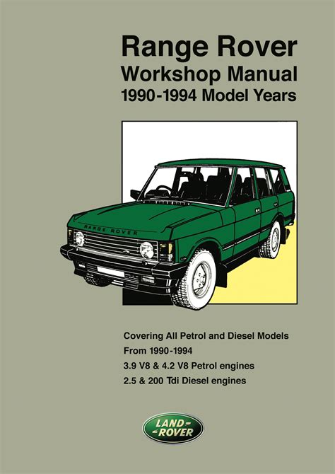 Range Rover Workshop Manual 1990 94 Workshop Manuals By Brooklands Books Ltd Illustrated 1 May 1998 Paperback